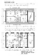 Modèle et plan de maison : HISTOIRE 4.103 - 103.00 m²
