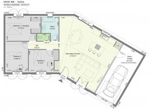 Modèle et plan de maison : Isis - 80.00 m²