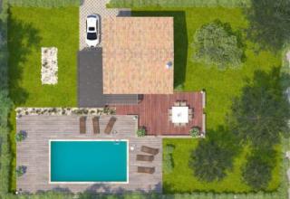 Modèle et plan de maison : Jade GA 110 Elégance - 110.00 m²