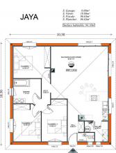 Modèle et plan de maison : Jaya - 94.00 m²