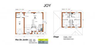 Modèle et plan de maison : Joy - 111.00 m²