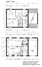 Modèle et plan de maison : LABRY 3.088 - 88.00 m²