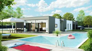 Modèle et plan de maison : Linéa - 126.00 m²
