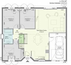 Modèle et plan de maison : Lys - 87.00 m²