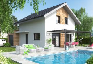 Modèle et plan de maison : Lys (modèle présenté 107m2) - 107.00 m²