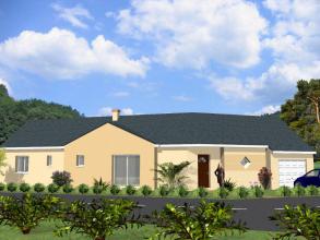 Modèle et plan de maison : Maison de Plain-Pied - 115.00 m²