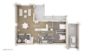 Modèle et plan de maison : Manon 160 Tradition - 160.00 m²