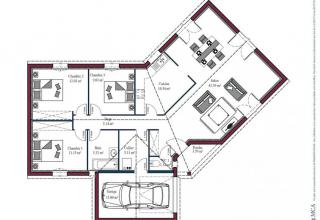 Modèle et plan de maison : MARENNES - 95.00 m²