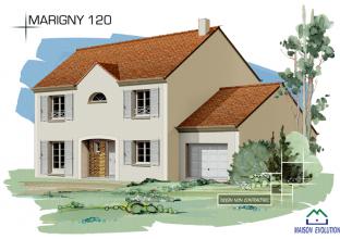 Modèle et plan de maison : Marigny - 120.00 m²