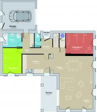 Modèle et plan de maison : Martegale - 130.00 m²