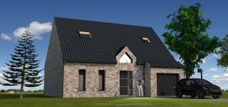 Modèle et plan de maison : Modèle 1 - 99.00 m²