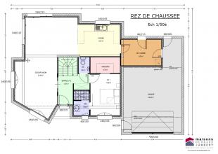 Modèle et plan de maison : Modèle 2 - 154.00 m²