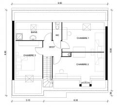 Modèle et plan de maison : Neptune 78 - 87.52 m²