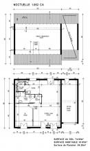 Modèle et plan de maison : NOCTUELLE 1.062 CA - 62.00 m²