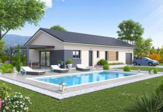 Modèle et plan de maison : Oeillet (modèle présenté 99m2) - 99.00 m²