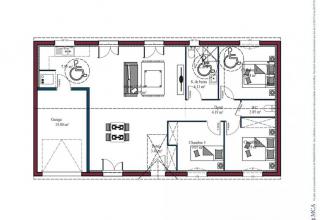 Modèle et plan de maison : PARADIS INVESTISSEUR - 90.00 m²