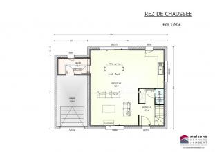 Modèle et plan de maison : Pers avt D-G - 100.00 m²