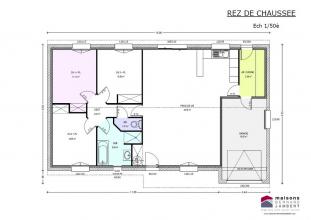 Modèle et plan de maison : Pers avt Joss Beau - 95.00 m²
