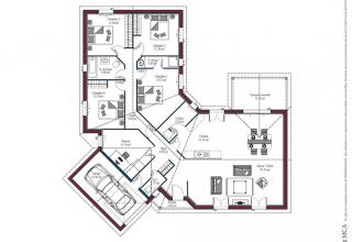 Modèle et plan de maison : PLAISIR SUD - 145.00 m²