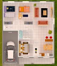 Modèle et plan de maison : PLUTON - 81.00 m²
