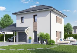 Modèle et plan de maison : Primevere (modèle présenté 105m2) - 105.00 m²