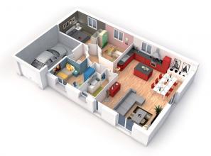 Modèle et plan de maison : Quiétude Hyper - 90.00 m²