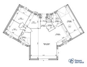 Modèle et plan de maison : Rubis - 0.00 m²