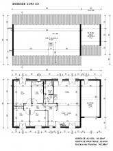 Modèle et plan de maison : SAGESSE 3.093 CA - 93.00 m²