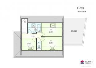 Modèle et plan de maison : sem 18 - 105.00 m²