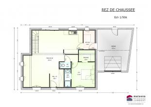 Modèle et plan de maison : sem 18 - 105.00 m²