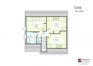 Modèle et plan de maison : sem 24 - 96.00 m²