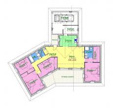 Modèle et plan de maison : Stella - 125.00 m²