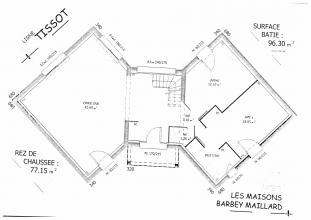 Modèle et plan de maison : Tissot - 110.00 m²
