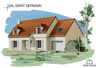 Modèle et plan de maison : Val St Germain - 112.00 m²