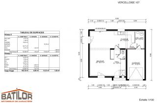 Modèle et plan de maison : Vercelloise 115/107 - 115.00 m²