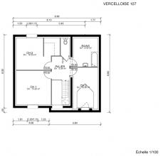 Modèle et plan de maison : Vercelloise 115/107 - 115.00 m²