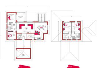 Modèle et plan de maison : Villa Florida - 120.00 m²