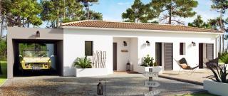 Modèle et plan de maison : Villa Patio - 97.00 m²