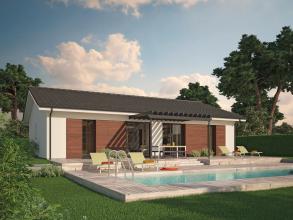 Modèle et plan de maison : Villa Rosa - 90.00 m²