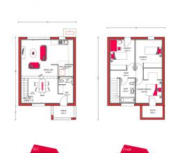 Modèle et plan de maison : Villa Sorën - 90.00 m²
