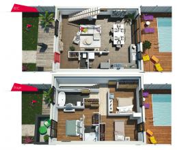 Modèle et plan de maison : Villa Sorën - 90.00 m²