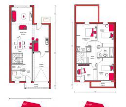 Modèle et plan de maison : Villa Sorën - 110.00 m²