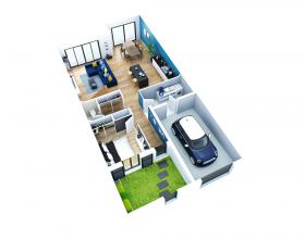 Modèle et plan de maison : VILLA URBAN ZEN -  m²