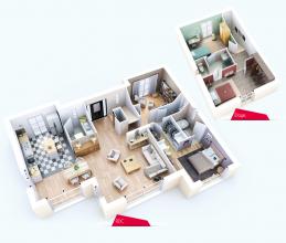 Modèle et plan de maison : Villa Zola - 140.00 m²