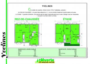 Modèle et plan de maison : Yvelines - 130.38 m²