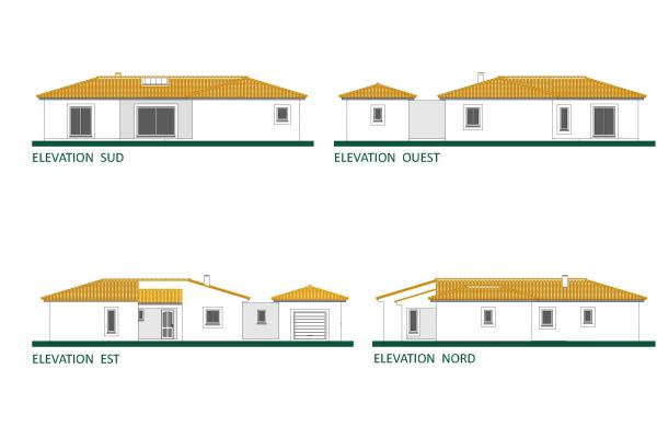 Modèle et plan de maison : Agathe - 129.00 m²