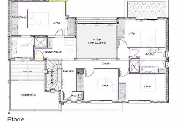 Modèle et plan de maison : ALBIREO - 210.00 m²
