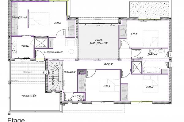 Modèle et plan de maison : Albireo - 210.00 m²