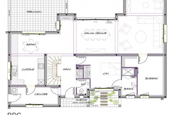 Modèle et plan de maison : Albireo - 210.00 m²