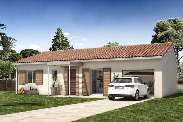 Modèle et plan de maison : Amandier - 70.00 m²
